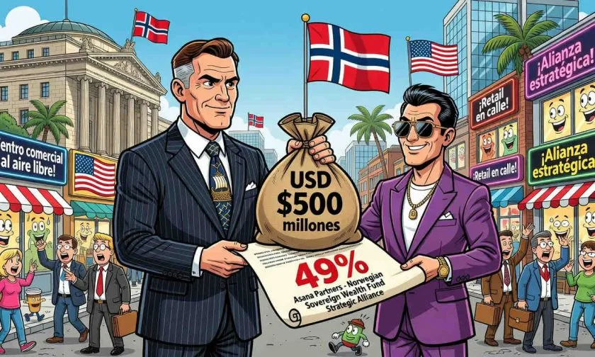 Fondo soberano de Noruega entra al retail de EE. UU. con Asana Partners y USD $500 millones