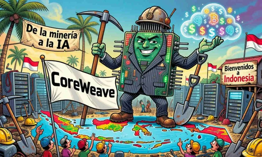 CoreWeave llega a Asia: centros de datos en Indonesia marcan su debut