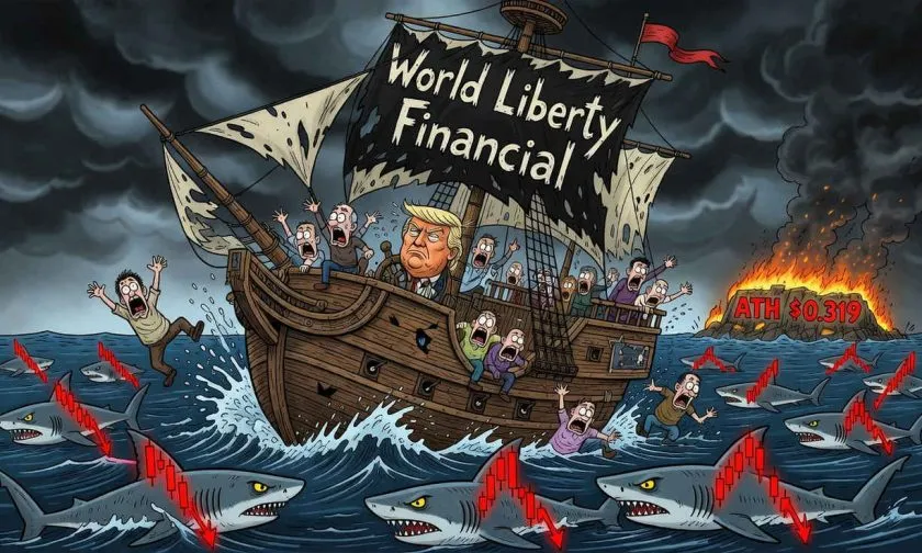 $WLFI en derrumbe: el token de World Liberty Financial acumula una pérdida del 80% desde su máximo histórico