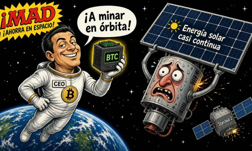 Starcloud promete minar BTC en el espacio con ASIC respaldados por energía solar