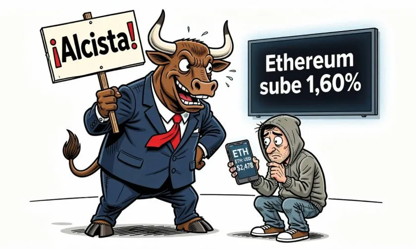 Ethereum (ETH) avanza un 1,60% el 30 de agosto, pero volumen diario es bajo