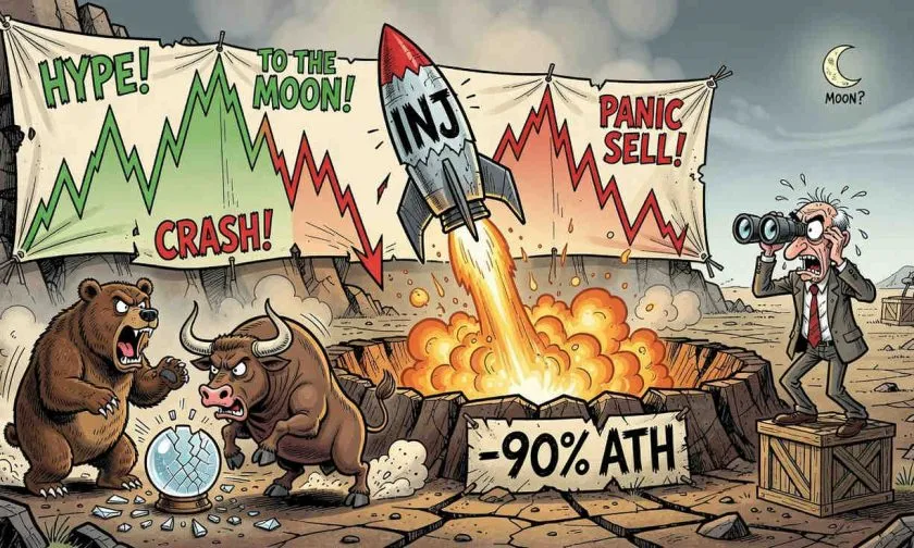 INJ se desmarca del letargo cripto con un repunte del 2,25% y desafía la resistencia de los USD 5,21