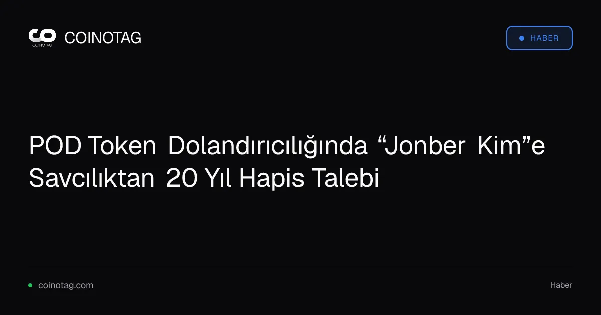 Güney Kore'de 340 milyar wonluk dolandırıcılık için 20 yıl hapis istemi
