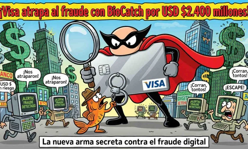 Visa compra BioCatch por USD $2.400 millones para reforzar la lucha contra el fraude