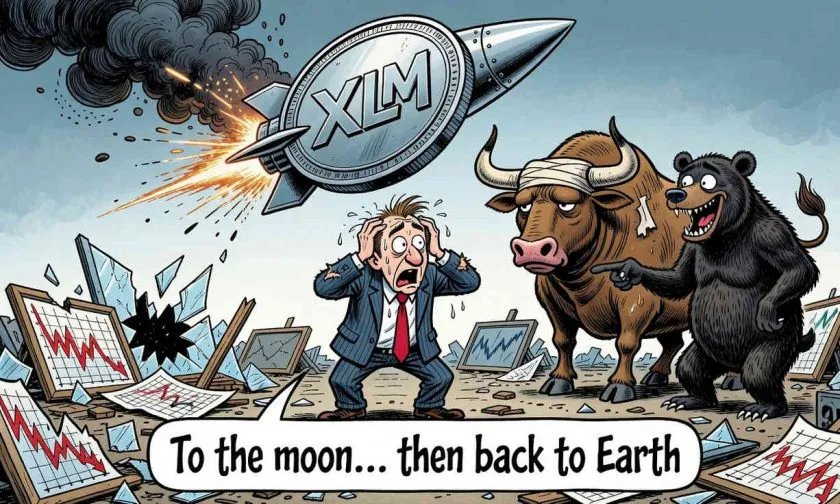 XLM se desploma un 7% tras falso rompimiento alcista: ¿se avecina una caída a $0,15?