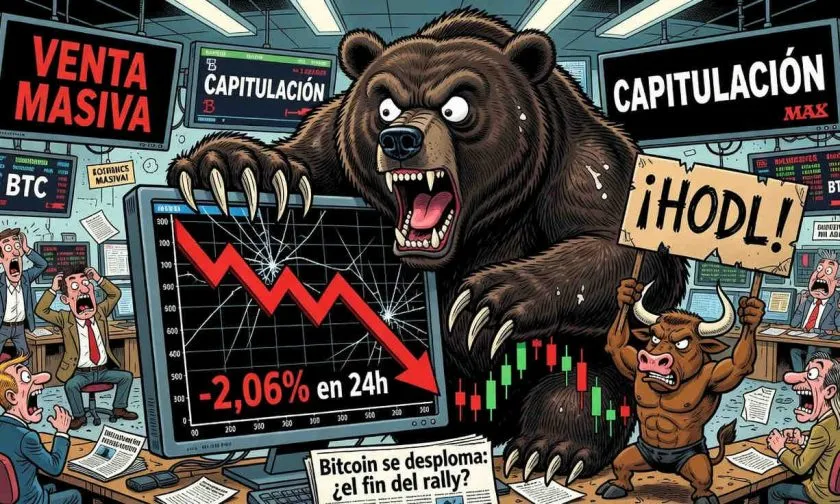 Bitcoin lucha por mantenerse a flote: la criptomoneda líder cae un 2% y enfrenta su peor año desde 2022