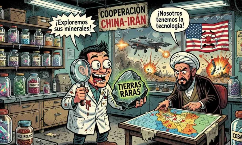 China lleva sus científicos a Irán para extraer tierras raras en plena guerra