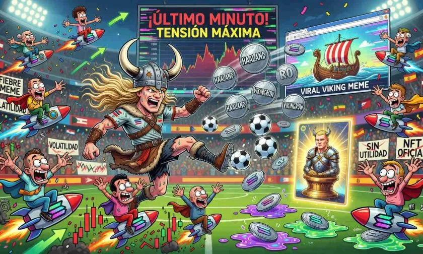 Monedas meme de Haaland suben en Solana, pero la volatilidad enciende las alertas