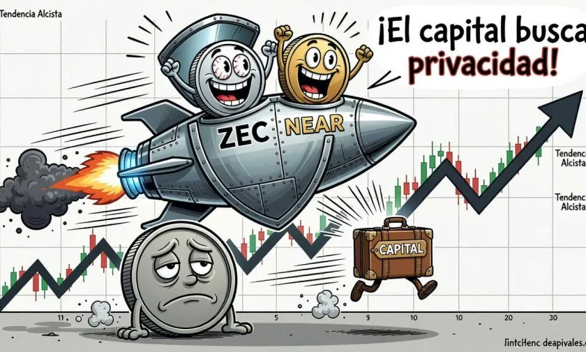 ZEC y NEAR destacan con aumentos de 64% y 166% en septiembre