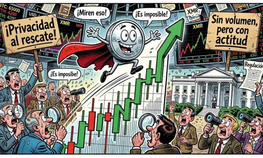 Monero sube 3,31% y supera las medias móviles clave