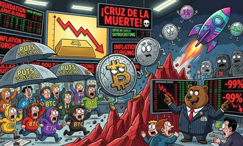 Bitcoin rebota, pero opciones y futuros apuntan a más caídas en el mercado cripto