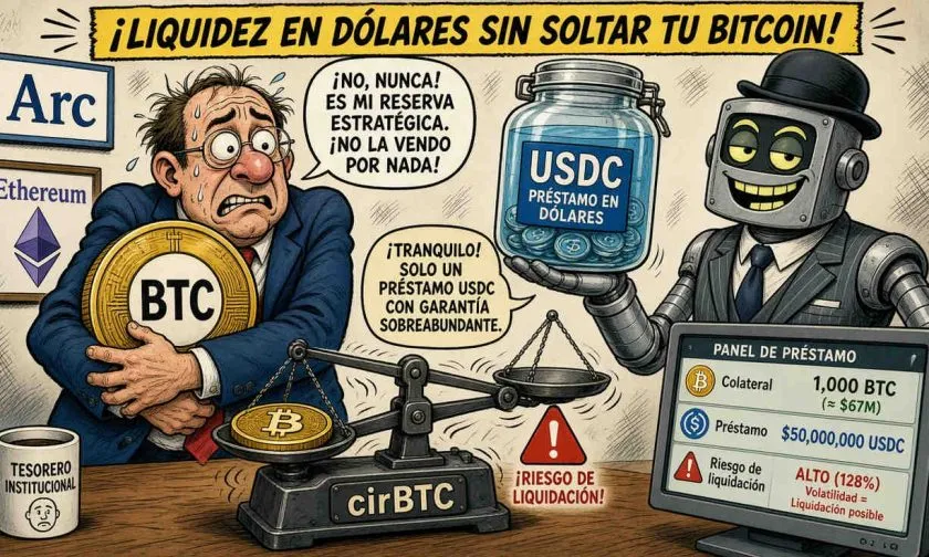 Circle habilita préstamos en USDC respaldados por Bitcoin en Arc y Ethereum