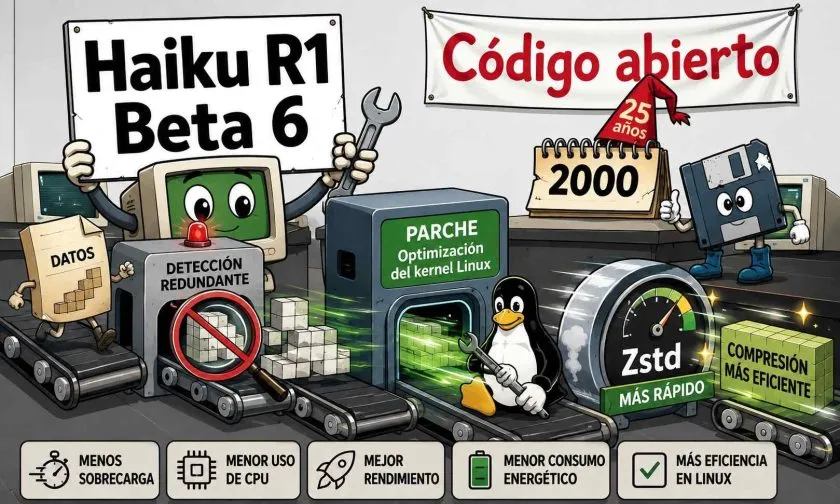 Parches al kernel de Linux mejoran descompresión Zstd un 71% al eliminar redundancia