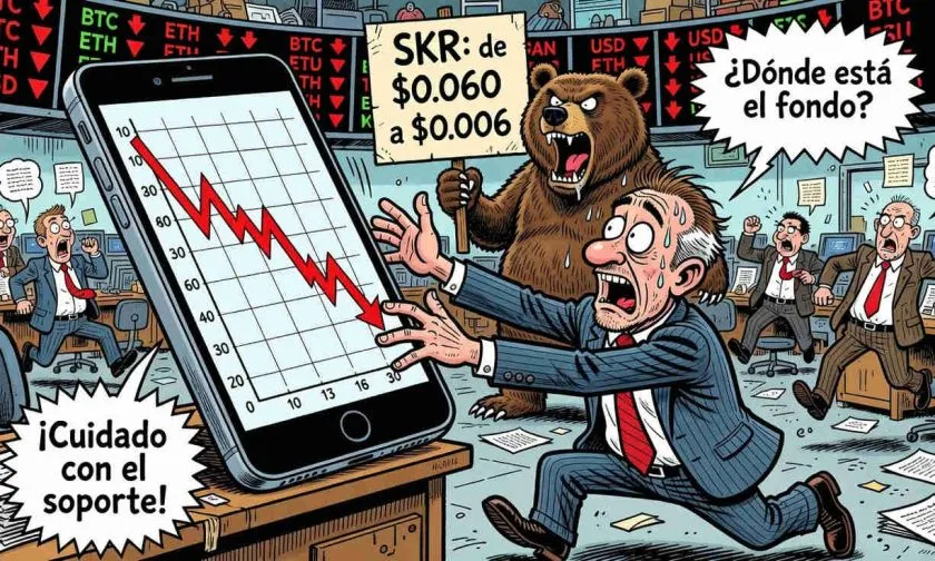 Solana Mobile Seeker: el token SKR cae 34% desde su lanzamiento y busca soporte en $0,006