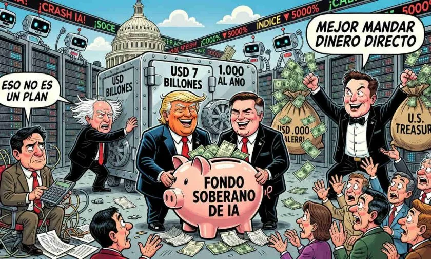 Trump abre debate por participaciones del gobierno en gigantes de IA y Musk responde con efectivo directo