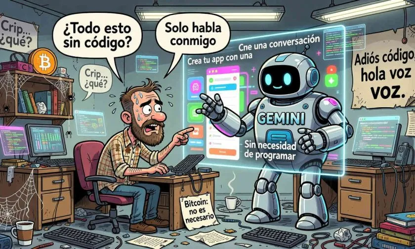 Google apuesta todo por la IA y deja a cripto en el olvido: la revolución de crear apps hablando