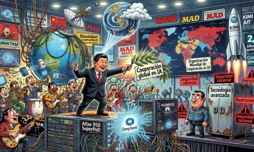 Xi Jinping propone una alianza global de IA mientras China desafía el dominio tecnológico de EE. UU.