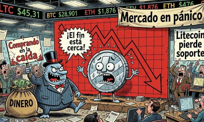 Litecoin en caída libre: ¿se avecina un desplome hasta los $40?