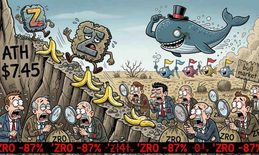 LayerZero repunta un 4% y enfrenta resistencia clave en medio del desierto cripto