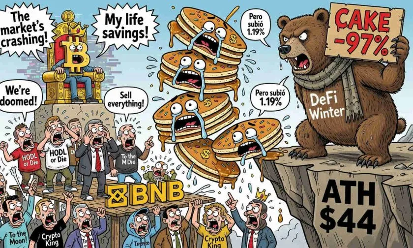 PancakeSwap (CAKE) se aferra a $1,31 con volumen en alza del 33%: ¿señal de acumulación o trampa bajista?