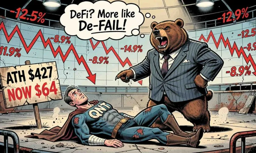 Quant ($QNT) prolonga su agonía: -42% en un año y sin piso a la vista