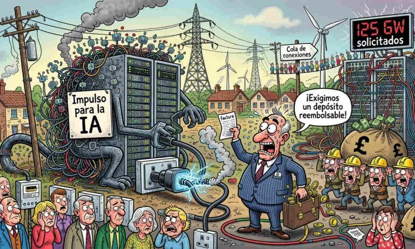 Ofgem propone depósitos de cientos de millones para centros de datos en Reino Unido