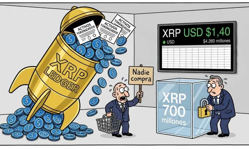 XRP Ledger multiplica por 43 el valor de sus activos tokenizados en seis trimestres
