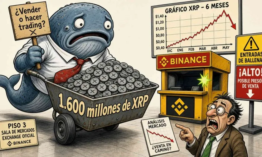 Ballenas de XRP elevan sus entradas a Binance a máximo de cuatro meses