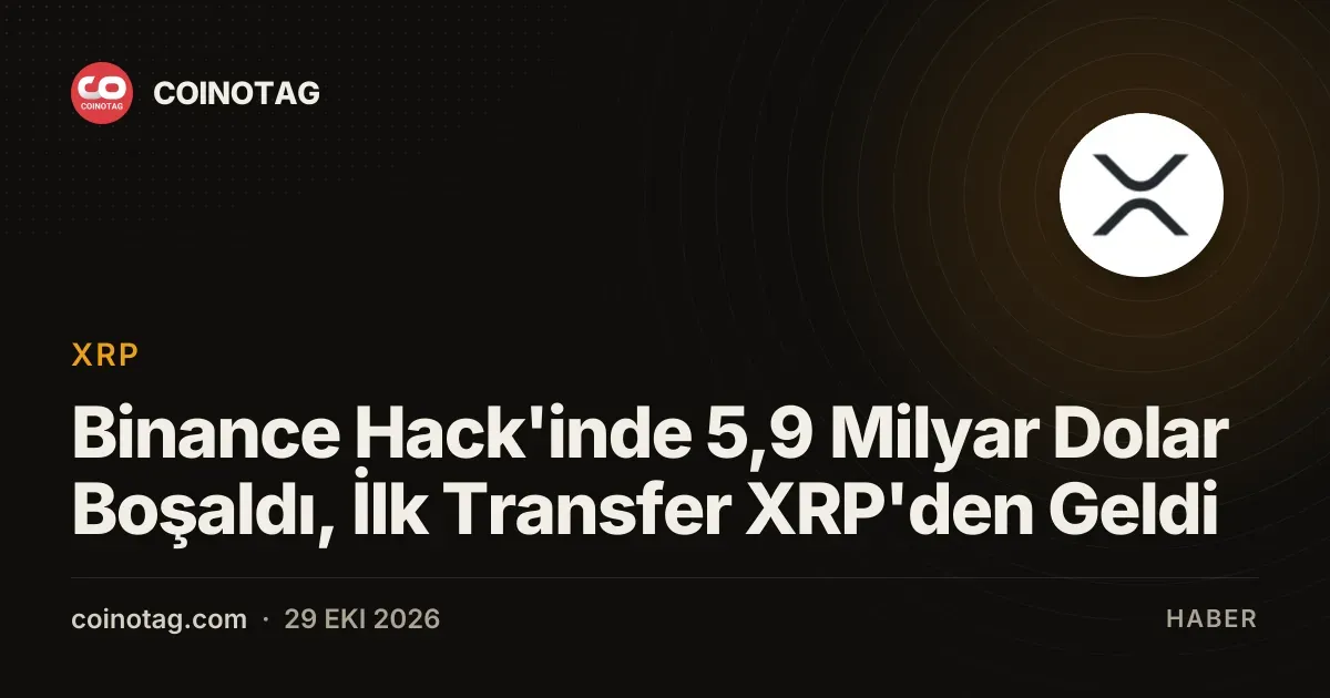 Binance cüzdanlarından çekilen 5,9 milyar dolar en büyük şüpheli ihlal olarak kayda geçti