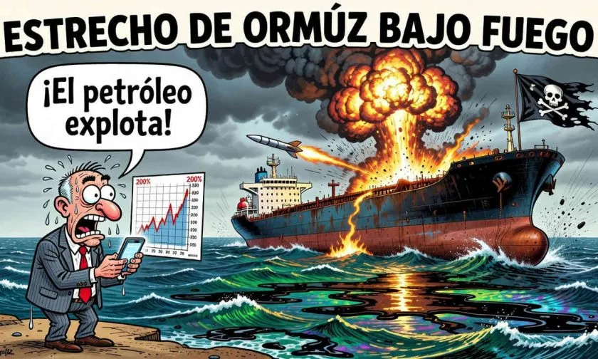 Tanque golpeado por proyectil en el estrecho de Ormuz: crece la incertidumbre para el tráfico petrolero