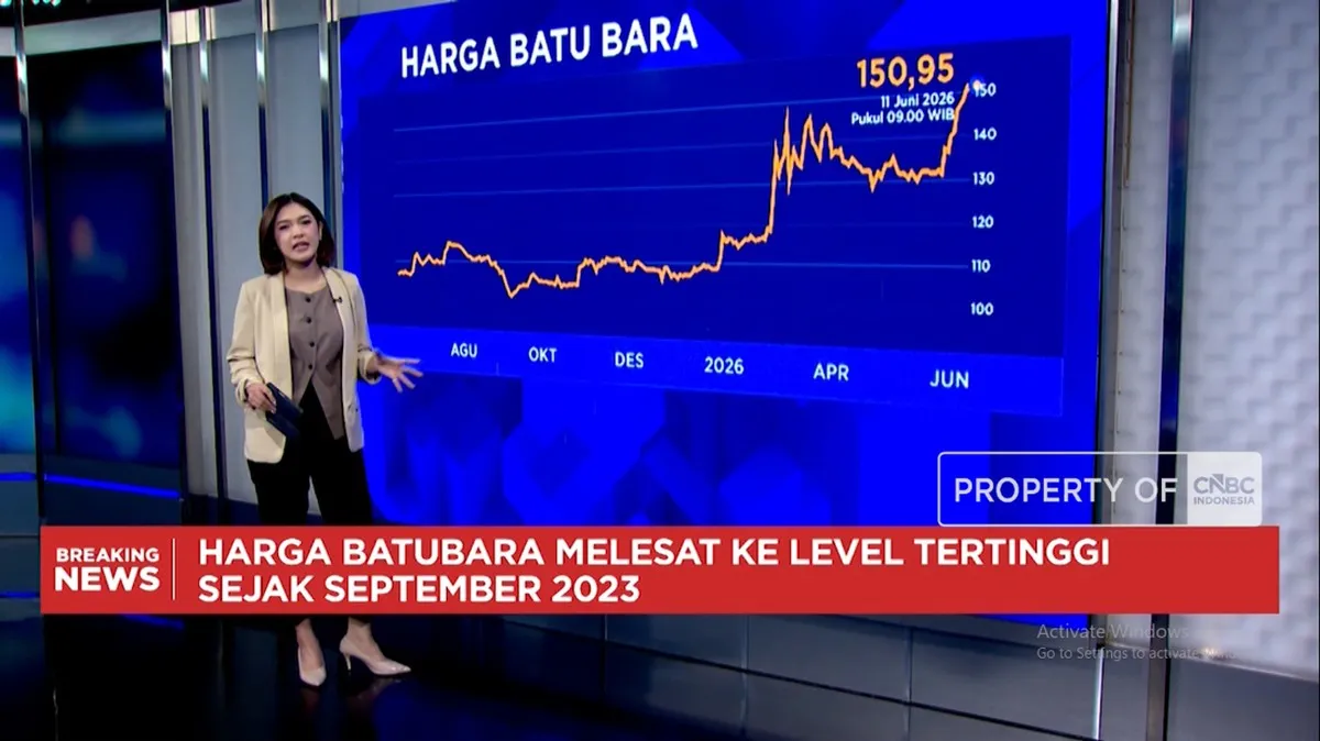 Video: Harga Batu Bara Tembus Level Tertinggi Sejak September 2023