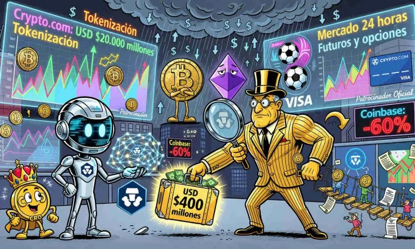 Citadel invierte USD $400 millones en Crypto.com y eleva su valoración a USD $20.000 millones
