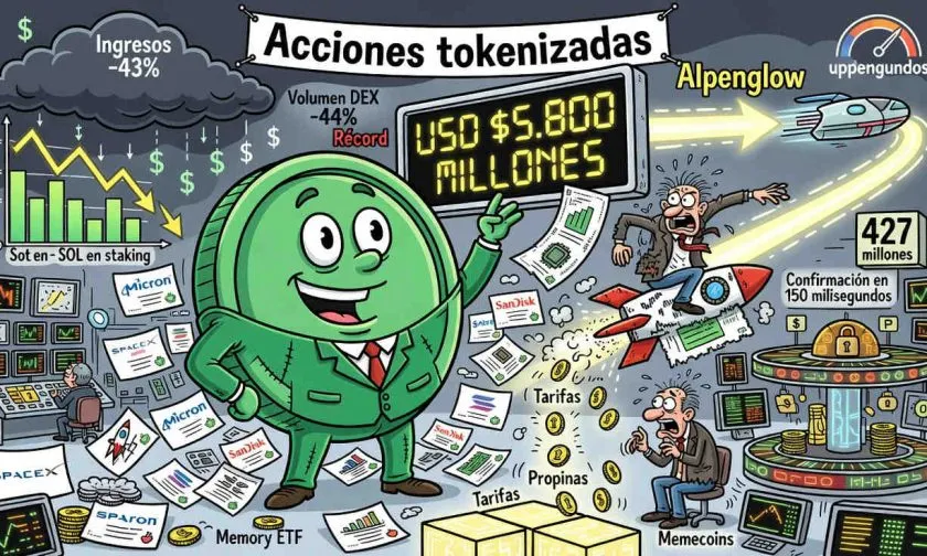 Solana alcanza un récord de USD $5.800 millones en activos tokenizados durante el segundo trimestre