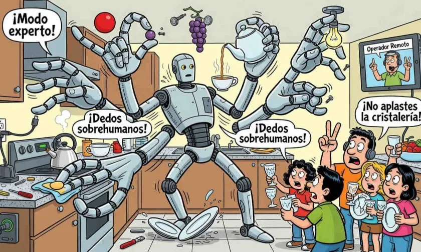 Neo, el robot de 1X, sorprende con manos de IA capaces de tareas domésticas delicadas