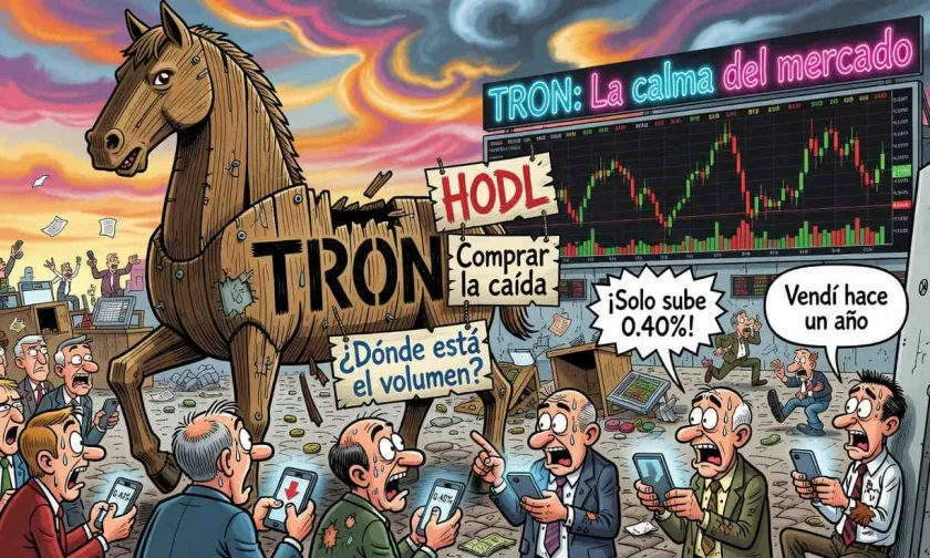 TRX muestra leve avance del 0,40% en un mercado incierto y sin dirección