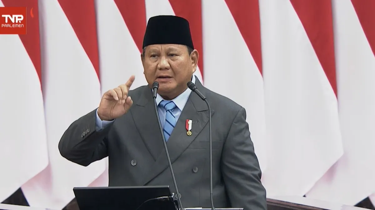 Prabowo Patok Kurs Rp17.500/US$ di RAPBN 2027