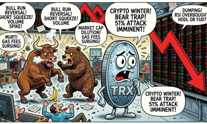 TRX en la cuerda floja: ¿Soportará los USD 0,32 o se avecina un desplome?