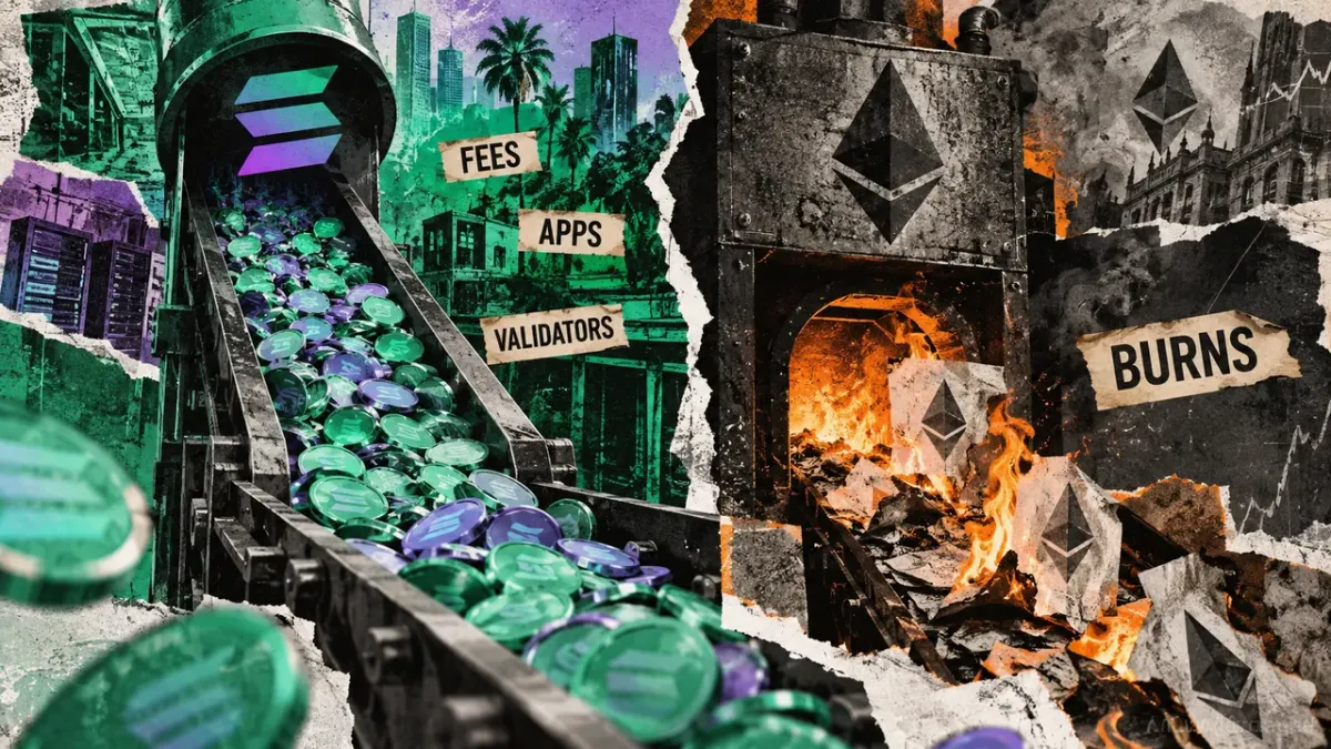 Solana surpasses Ethereum in fees, but ETH retains burn leadership