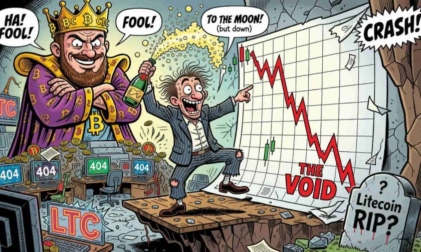 Litecoin ($LTC) se aferra a los $45 tras un salto del 3%: ¿espejismo o reversión?