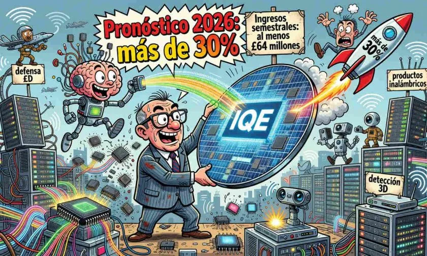 IQE eleva su previsión de crecimiento anual por la demanda de IA y centros de datos