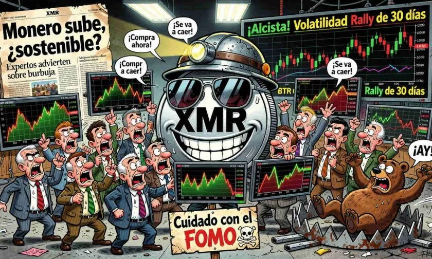 XMR sube 1,85% en medio de volatilidad: ¿resistencia en $360,84?