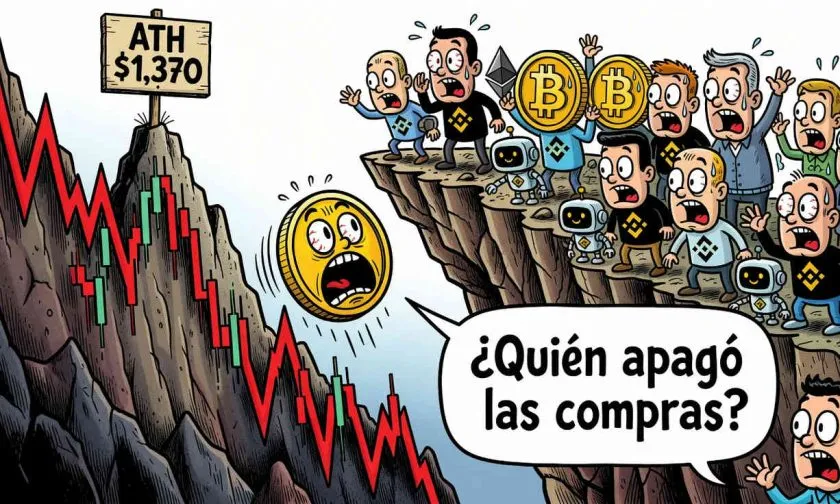 BNB se desploma a $599 tras perder el soporte de los $620: ¿inicio de una crisis mayor?