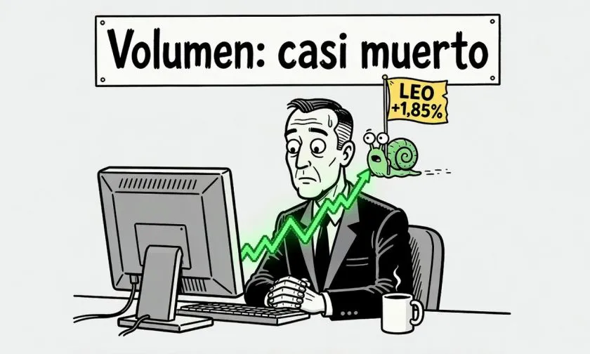 LEO se acerca a su máximo histórico de $10,38 con un leve avance del 1,85%