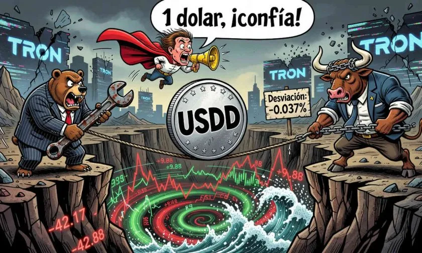 USDD bajo la lupa: el volumen estalla y la paridad se tambalea este 7 de junio de 2026