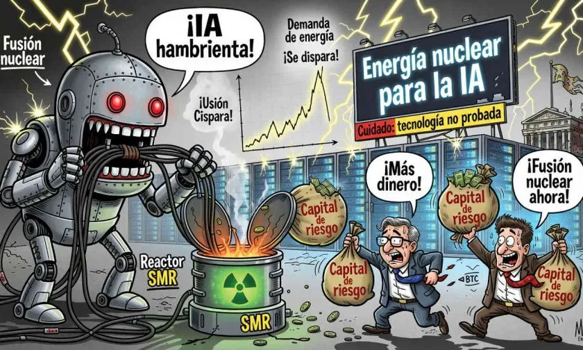 La IA devora energía: el capital de riesgo se lanza a la nuclear