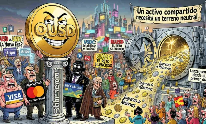 Open USD, la stablecoin institucional respaldada por Visa y BlackRock, llegará a Ethereum