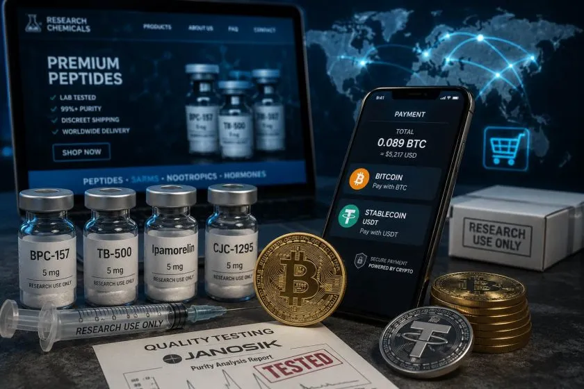 Chainalysis: auge de ciertos fármacos impulsa un mercado gris de USD $100 millones basado en criptomonedas