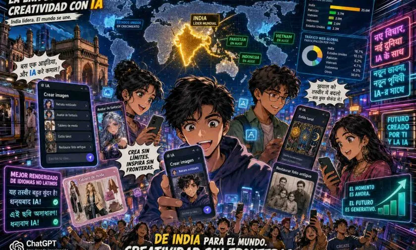 India lidera el boom de ChatGPT Images 2.0 mientras el resto del mundo muestra cautela