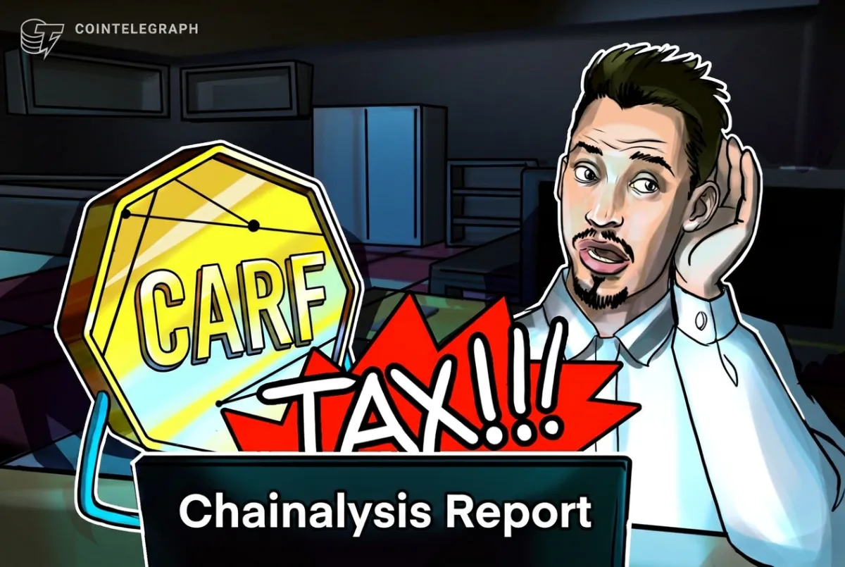 Chainalysis finds $457 billion in taxable crypto activity, only 14% covered by CARF