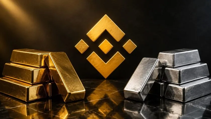 Binance lanza opciones de oro y plata tras registrar miles de millones en volumen